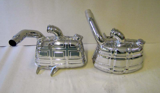 M&M Exhaust silencers for Porsche 996 Carrera